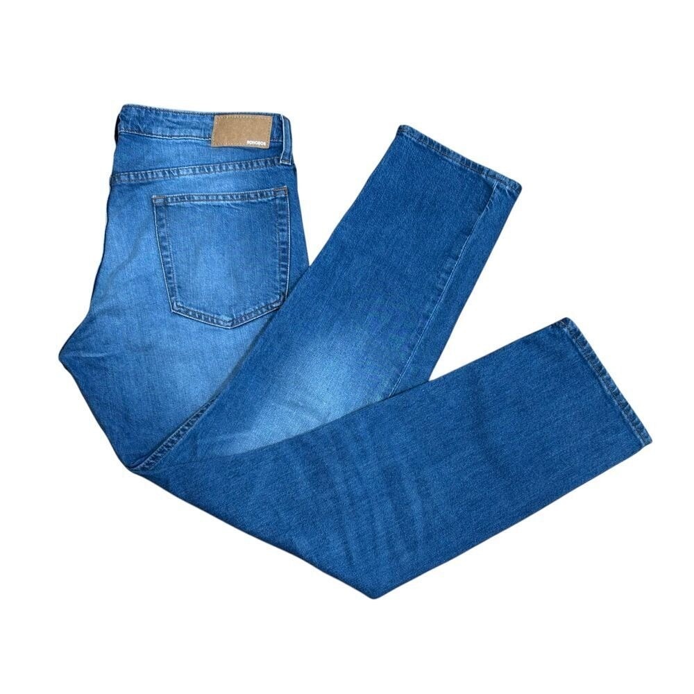 Bonobos Men's Slim Fit Straight Leg Denim Jeans Blue 34/30